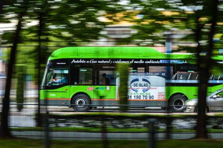 action blur bus car